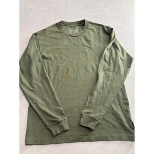 Outerknown The Big Heavy Tee Men's Small Regenerative Organic Cotton Long Sleeve